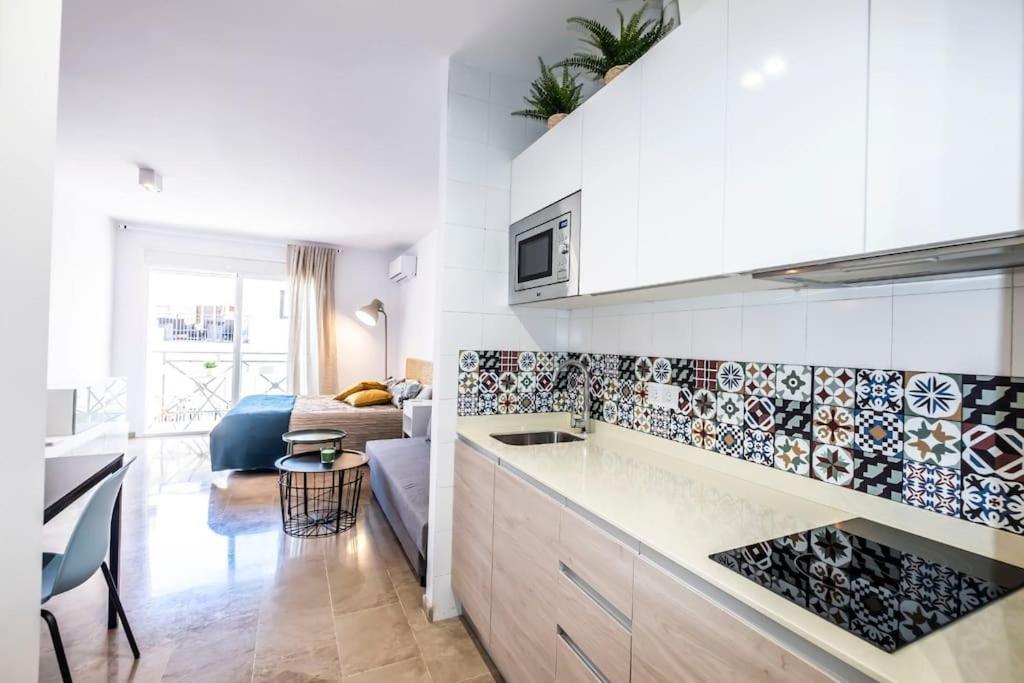 Modern & Cozy Studio Excellent Location Near Beach Torremolinos Kültér fotó